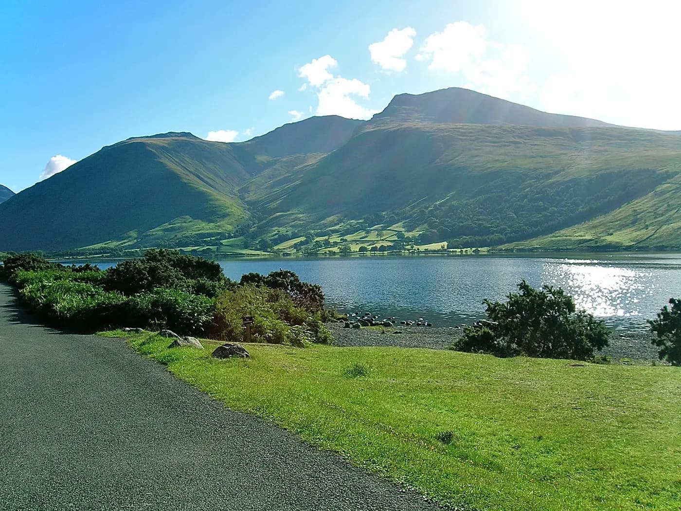 Scafell Pike rising beyond Wastwater in Wasdale