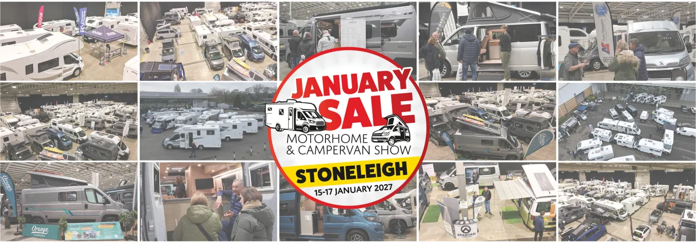 The January Motorhome & Campervan Sale promotional image
